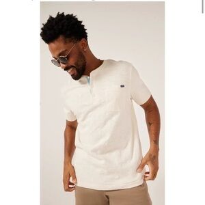 Chubbies Men's The Slice of Life Henley Short Sleeve Shirt NWT